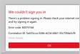 Cannot sign in previous version of Whiteboard app, Error Code CAA